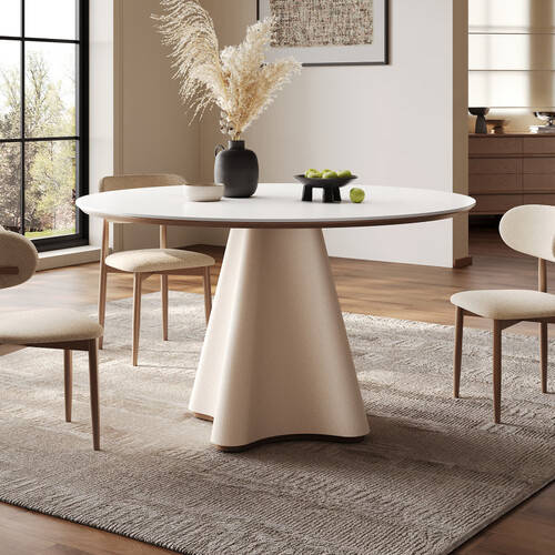 让每一餐都充满法式优雅——全慕岩板餐桌椅